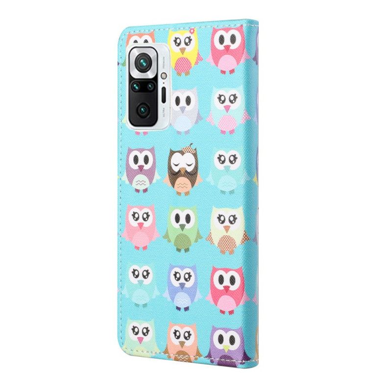 Bescherming Hoesje Xiaomi Redmi Note 10 Pro Telefoonhoesje Uilen