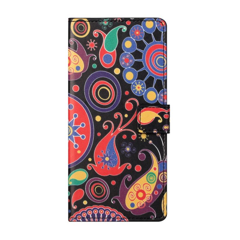 Leren Hoesje voor Xiaomi Redmi Note 10 Pro Melkwegontwerp