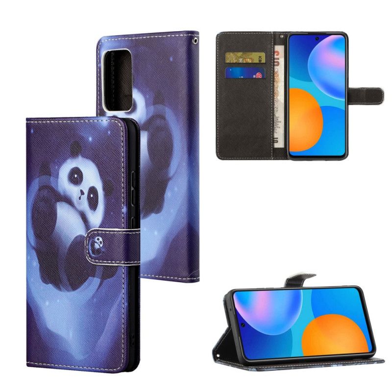 Leren Hoesje voor Xiaomi Redmi Note 10 Pro Pandaruimte Met String