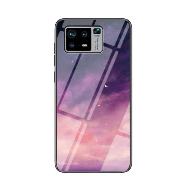 Cover Hoesje Xiaomi Mi 11 Pro Grijs Zwart Telefoonhoesje Schoonheid Gehard Glas