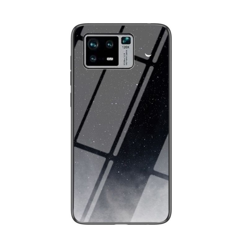 Cover Hoesje Xiaomi Mi 11 Pro Grijs Zwart Telefoonhoesje Schoonheid Gehard Glas