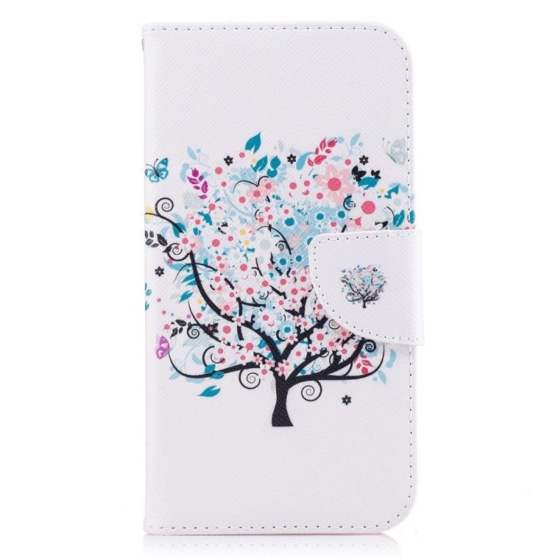 Bescherming Hoesje Samsung Galaxy J5 2017 Telefoonhoesje Bloemrijke Boom