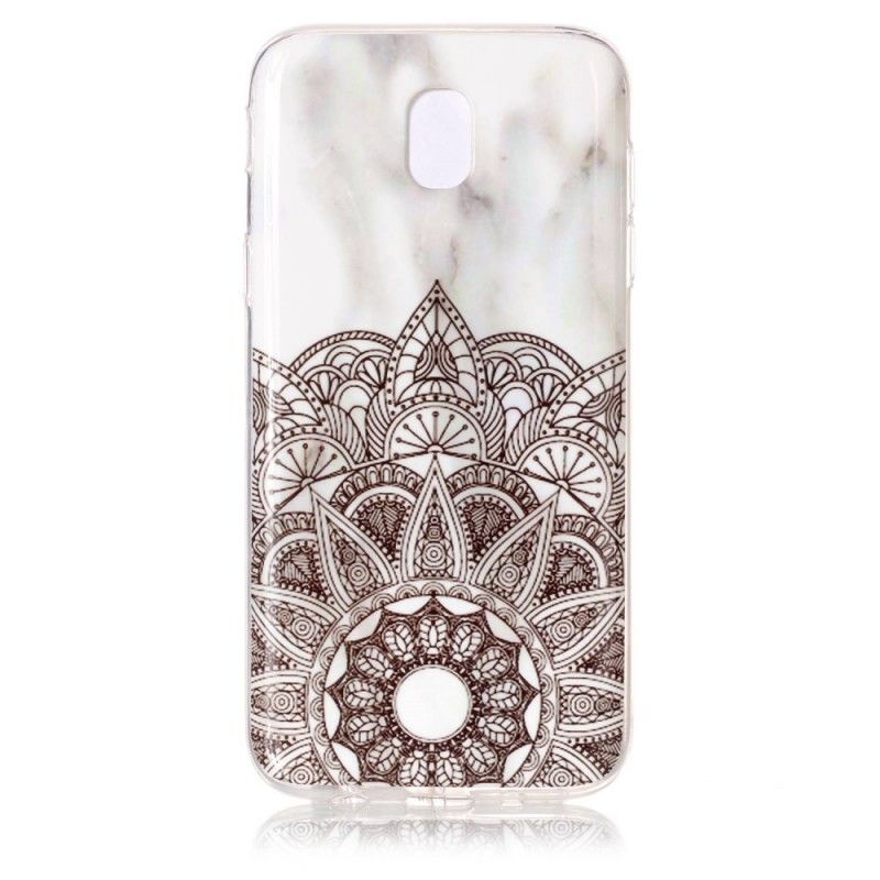 Case Hoesje Samsung Galaxy J5 2017 Telefoonhoesje Gemarmerde Mandala