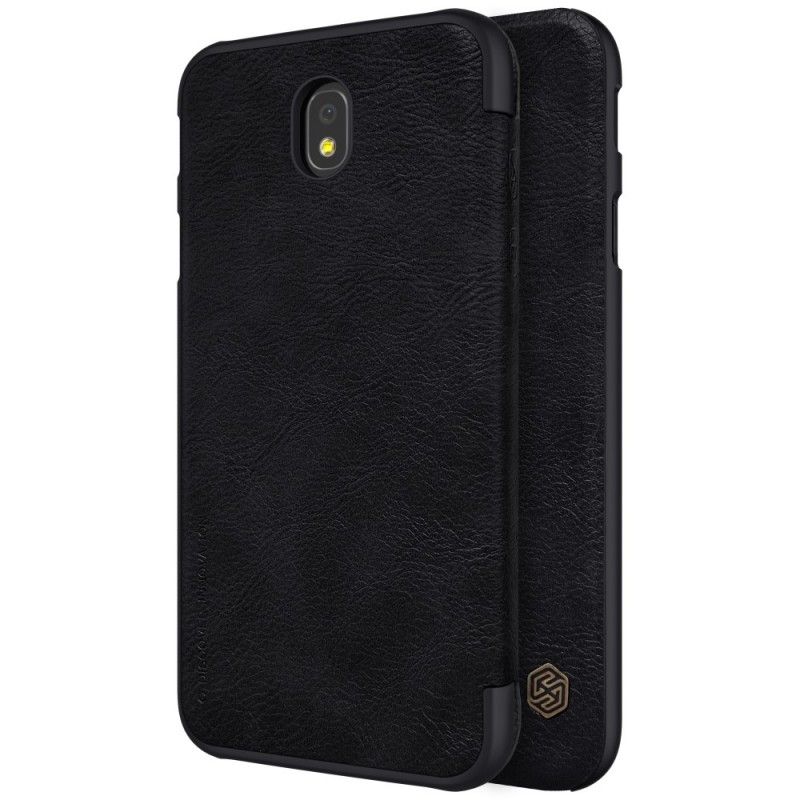 Folio-hoesje Samsung Galaxy J5 2017 Zwart Nillkin Qin-Reeks