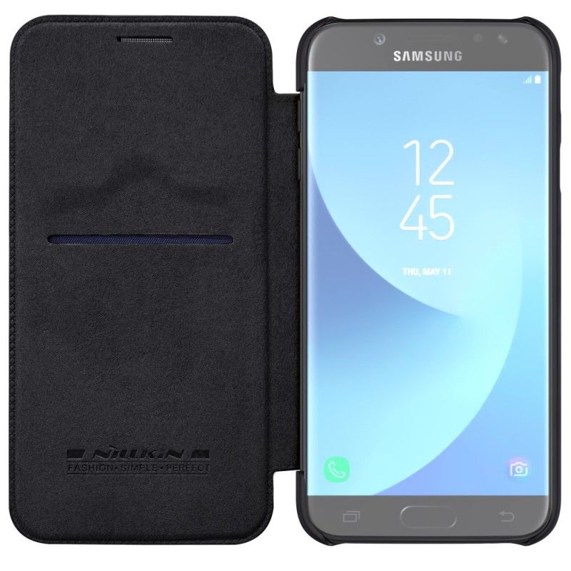 Folio-hoesje Samsung Galaxy J5 2017 Zwart Nillkin Qin-Reeks