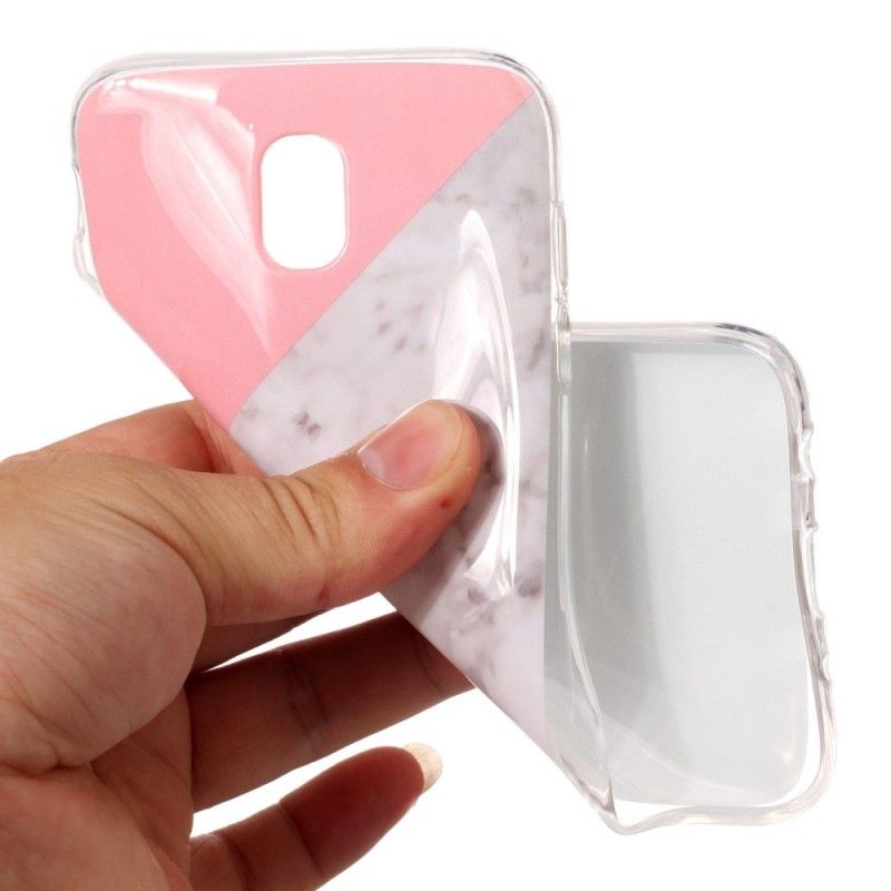 Hoesje voor Samsung Galaxy J5 2017 Geometrisch Marmereffect