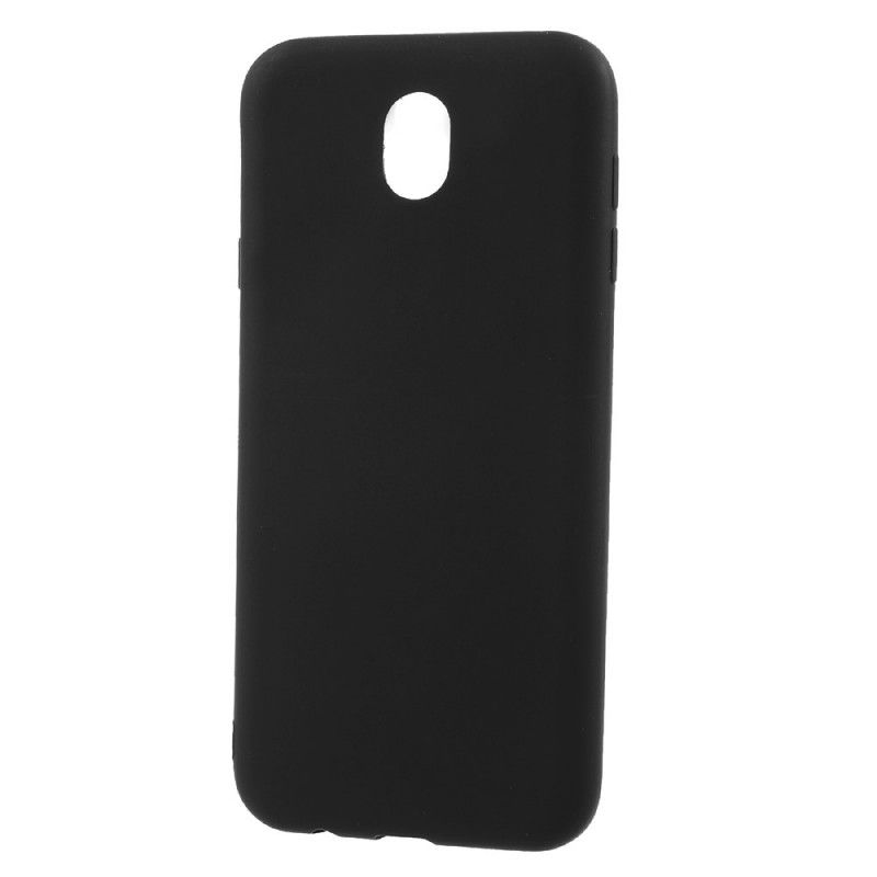 Hoesje voor Samsung Galaxy J5 2017 Wit Zwart Hard Mat