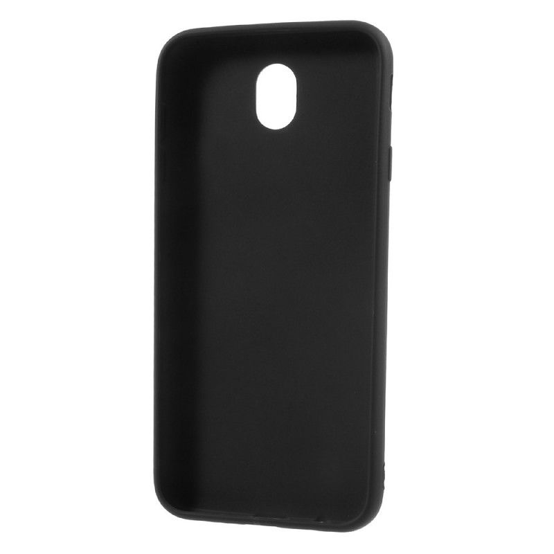 Hoesje voor Samsung Galaxy J5 2017 Wit Zwart Hard Mat