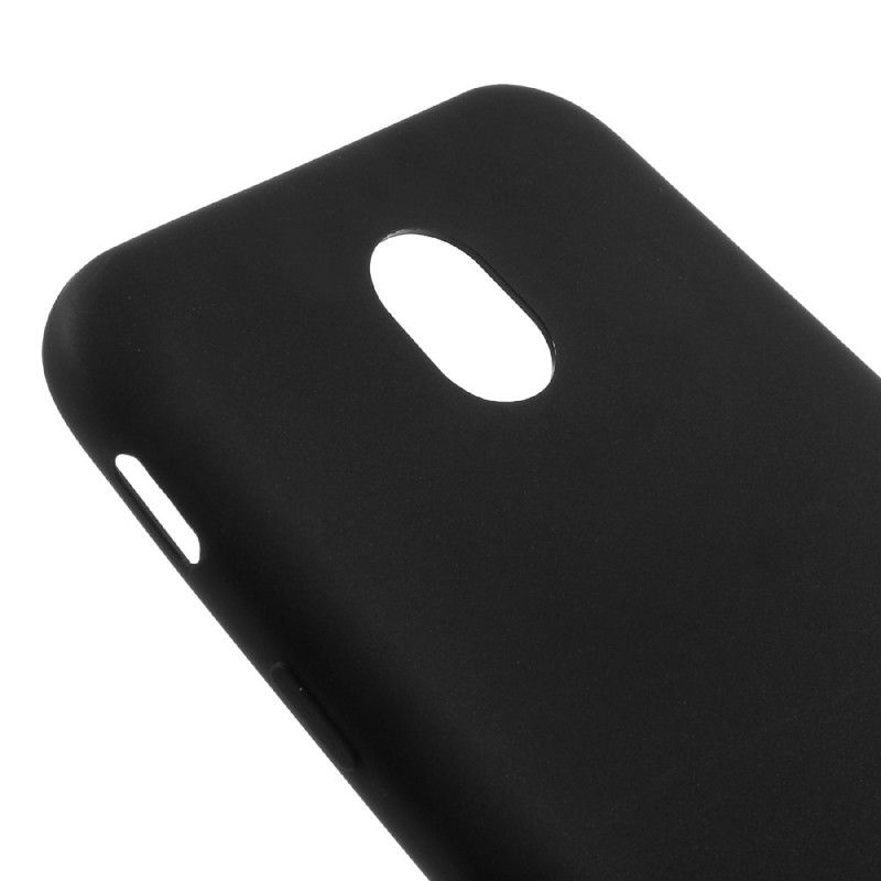 Hoesje voor Samsung Galaxy J5 2017 Wit Zwart Hard Mat