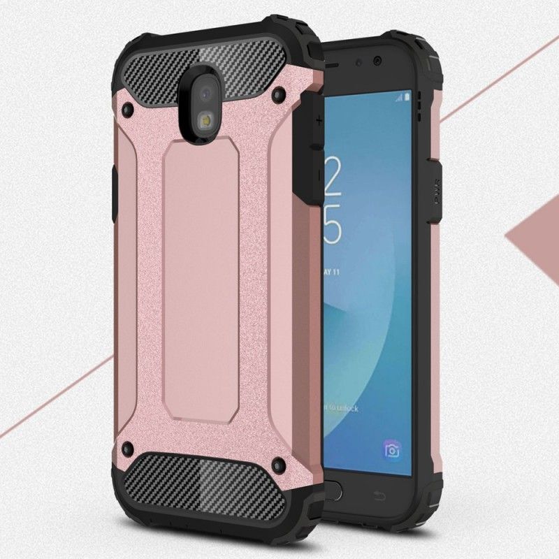 Hoesje voor Samsung Galaxy J5 2017 Wit Zwart Overlevende