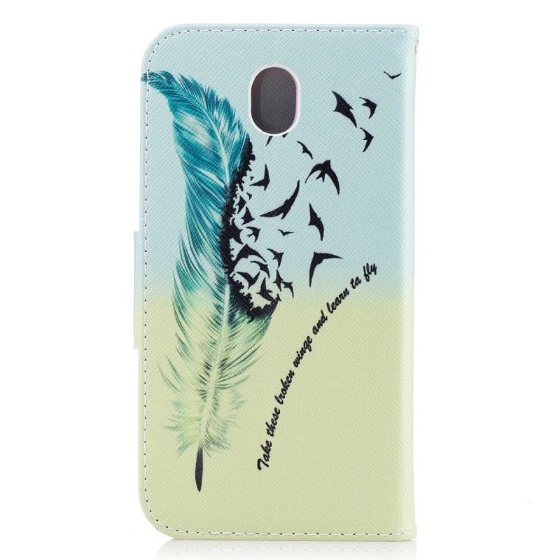 Leren Hoesje Samsung Galaxy J5 2017 Leren Vliegen