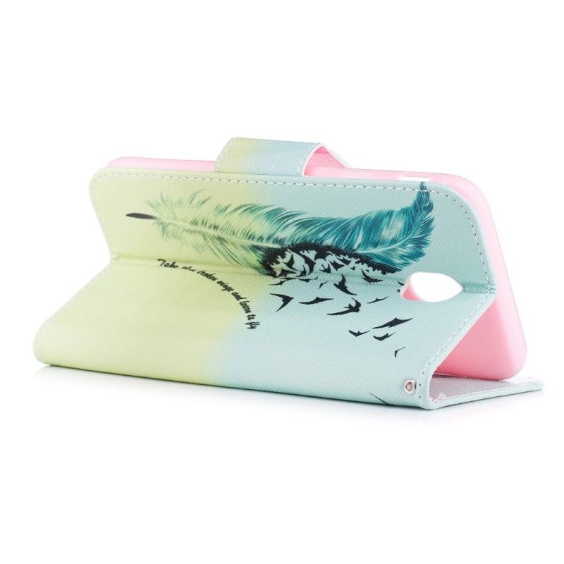Leren Hoesje Samsung Galaxy J5 2017 Leren Vliegen