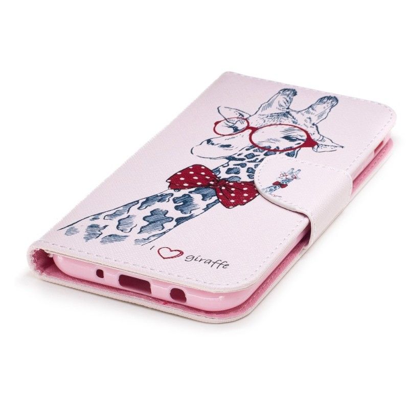 Leren Hoesje voor Samsung Galaxy J5 2017 Nerdgiraf