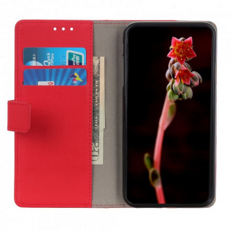 Bescherming Hoesje Xiaomi Mi 11i 5g / Poco F3 Eenvoudig Leereffect
