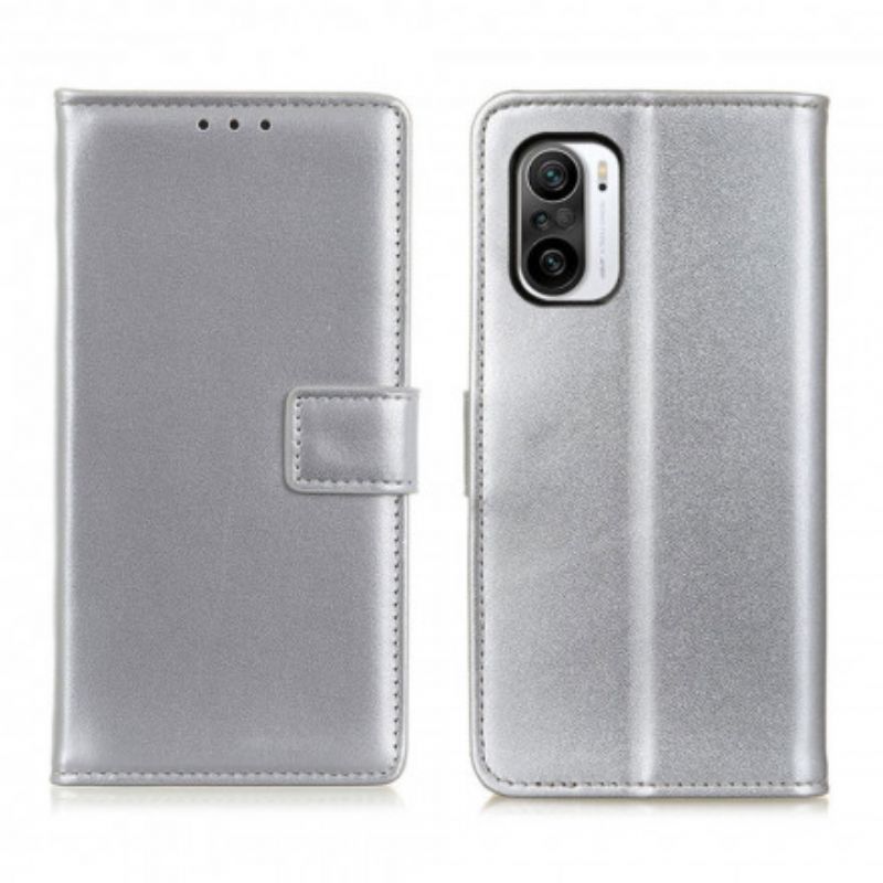 Bescherming Hoesje Xiaomi Mi 11i 5g / Poco F3 Effen Kunstleer