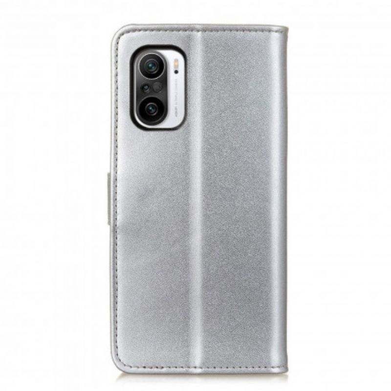 Bescherming Hoesje Xiaomi Mi 11i 5g / Poco F3 Effen Kunstleer