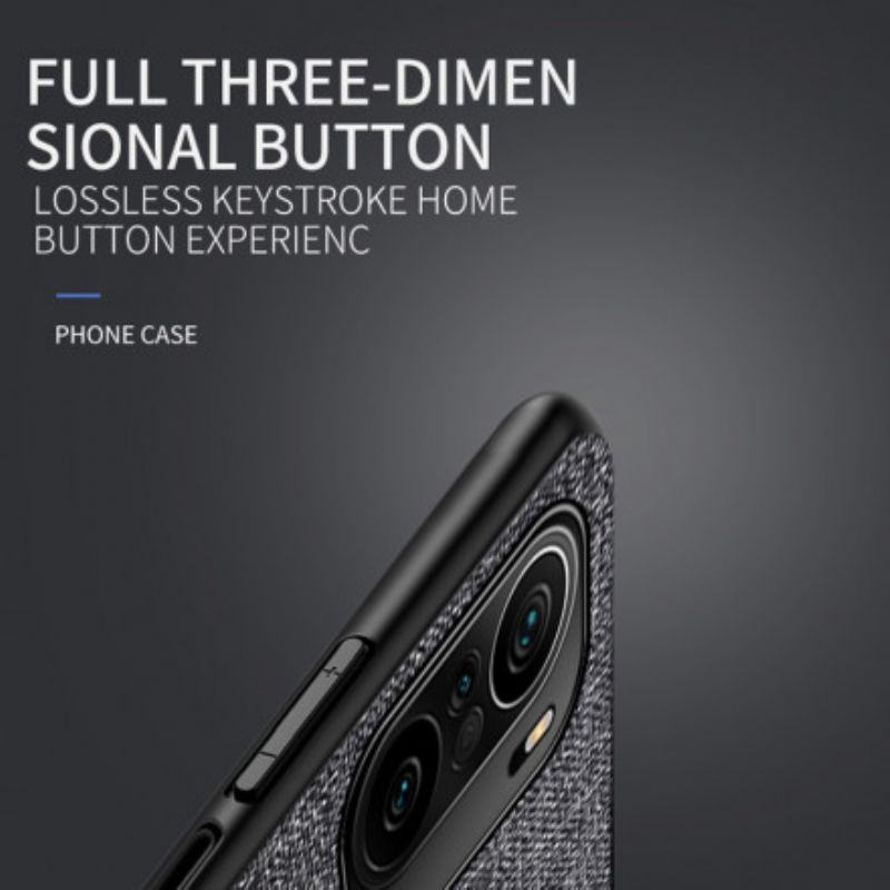 Case Hoesje Xiaomi Mi 11i 5g / Poco F3 Telefoonhoesje Doek Textuur