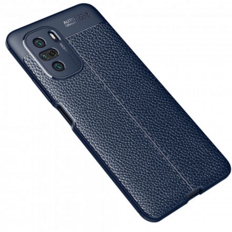 Case Hoesje Xiaomi Mi 11i 5g / Poco F3 Telefoonhoesje Dubbellijnig Litchi-leereffect