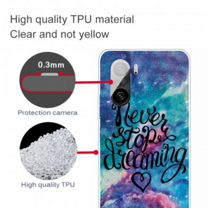 Case Hoesje Xiaomi Mi 11i 5g / Poco F3 Telefoonhoesje Stop Nooit Met Dromen
