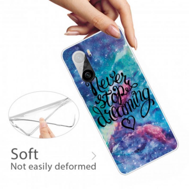 Case Hoesje Xiaomi Mi 11i 5g / Poco F3 Telefoonhoesje Stop Nooit Met Dromen