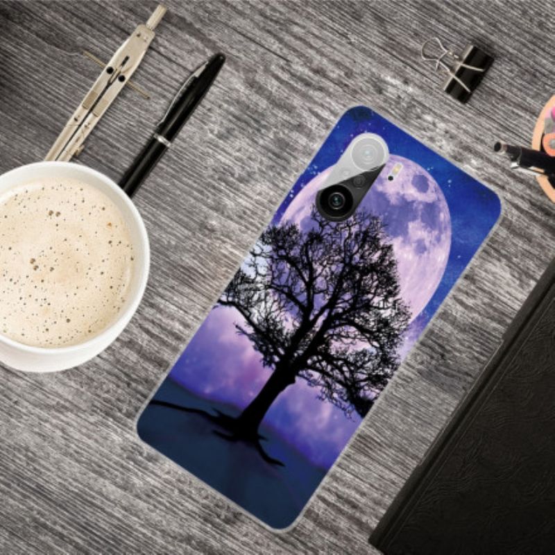 Cover Hoesje Xiaomi Mi 11i 5g / Poco F3 Telefoonhoesje Boom En Maan