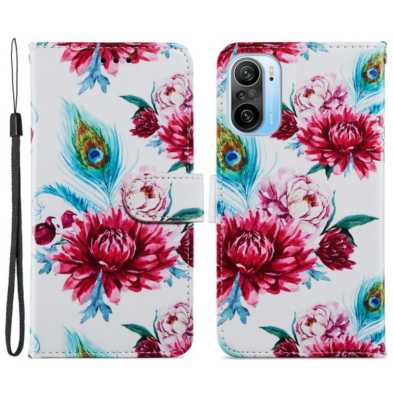 Flip Case Leren Xiaomi Mi 11i 5g / Poco F3 Meerdere Ananas Meerdere Ananas