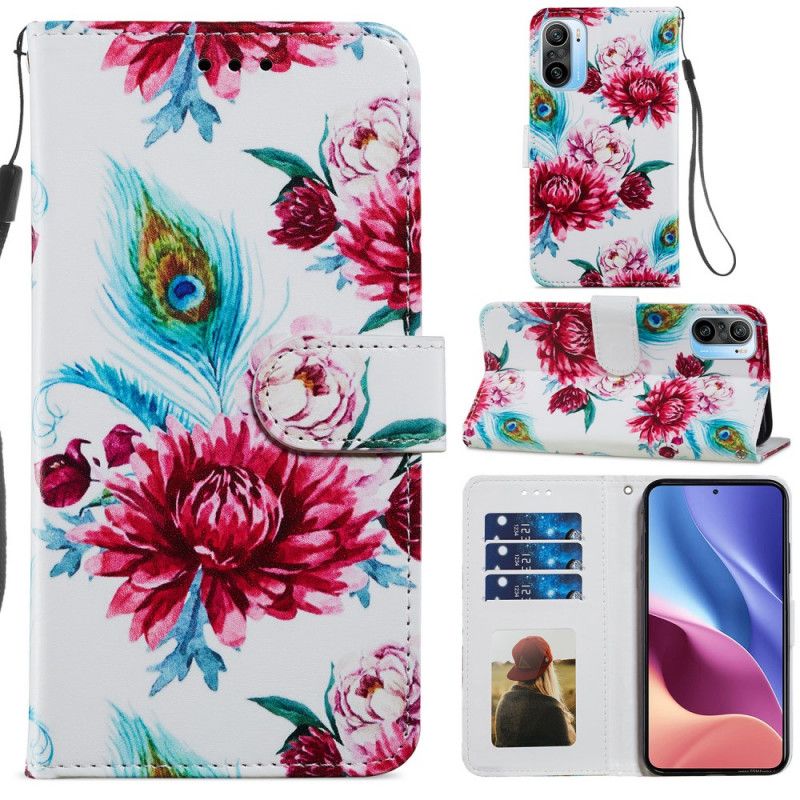 Flip Case Leren Xiaomi Mi 11i 5g / Poco F3 Meerdere Ananas Meerdere Ananas