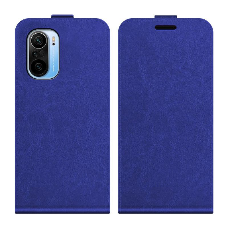 Flip Case Leren Xiaomi Mi 11i 5g / Poco F3 Verticale Klep Met Leereffect