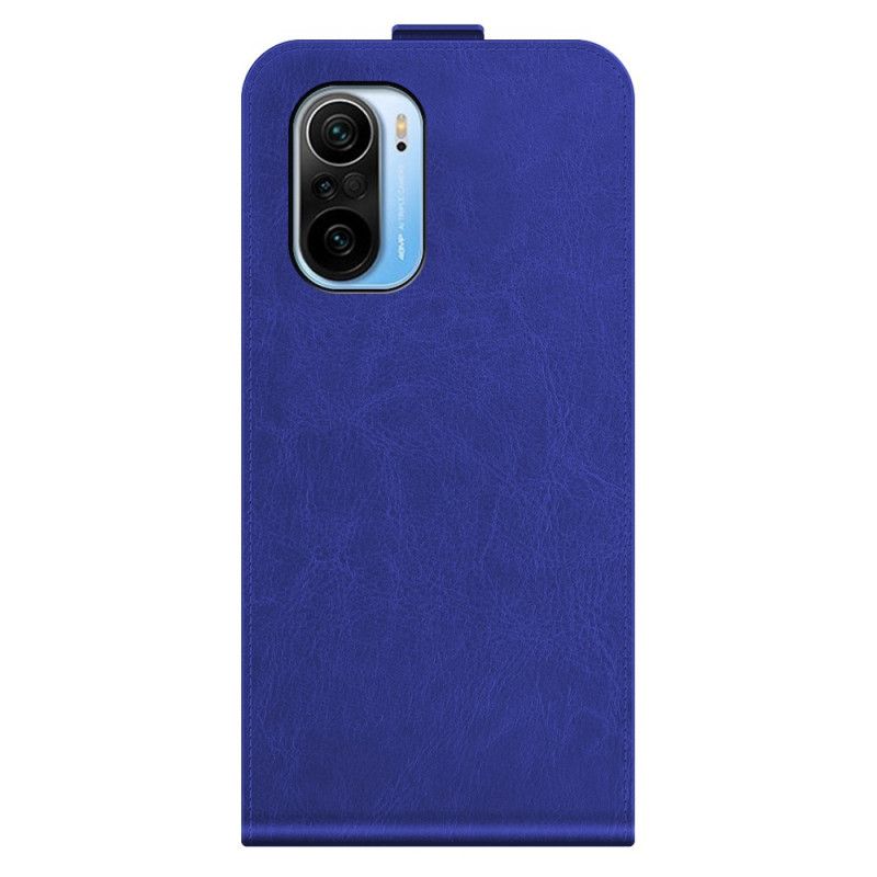 Flip Case Leren Xiaomi Mi 11i 5g / Poco F3 Verticale Klep Met Leereffect