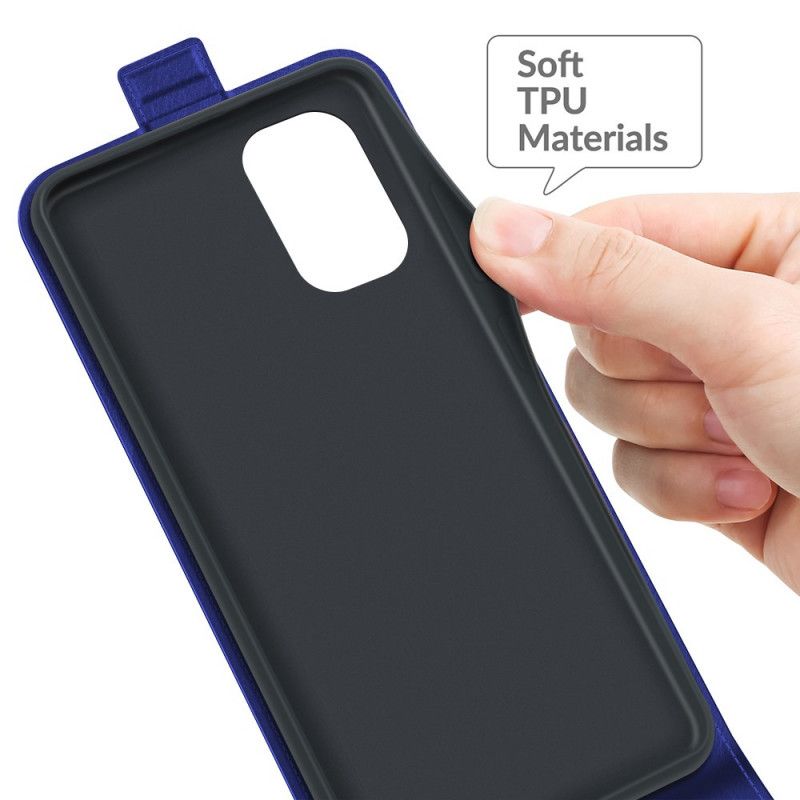 Flip Case Leren Xiaomi Mi 11i 5g / Poco F3 Verticale Klep Met Leereffect