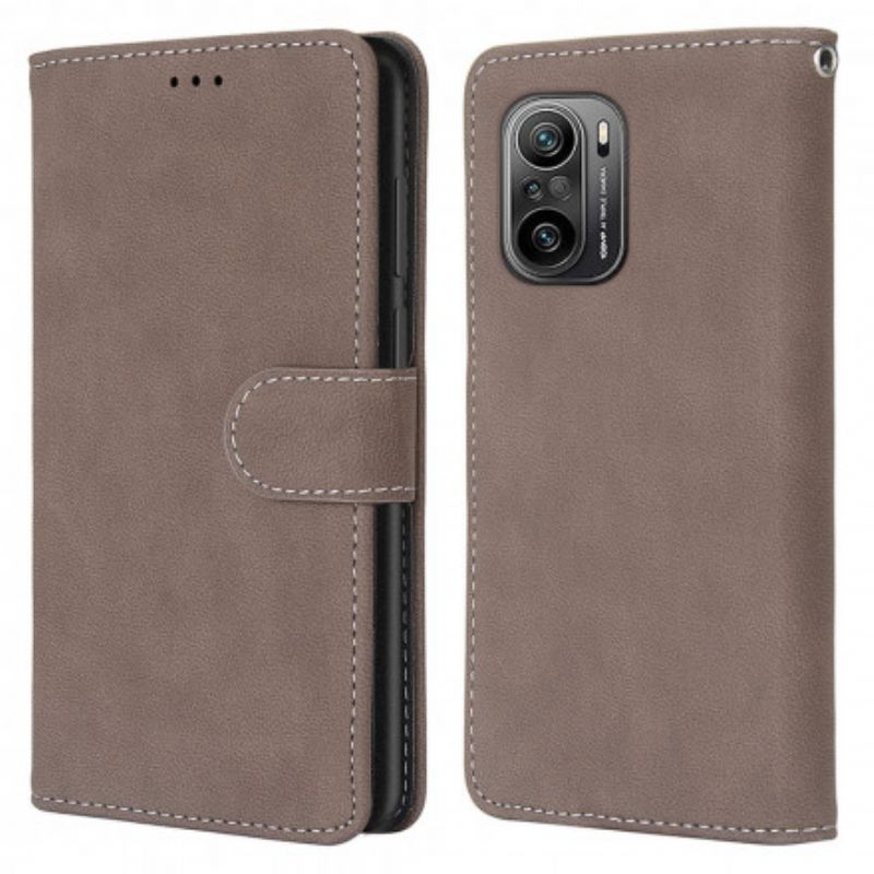 Folio-hoesje Xiaomi Mi 11i 5g / Poco F3 Stijl Lederen Vintage Couture