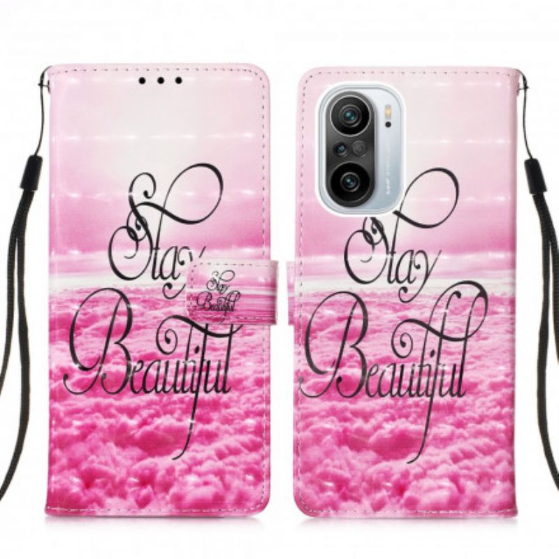 Folio-hoesje Xiaomi Mi 11i 5g / Poco F3 Telefoonhoesje Blijf Mooi