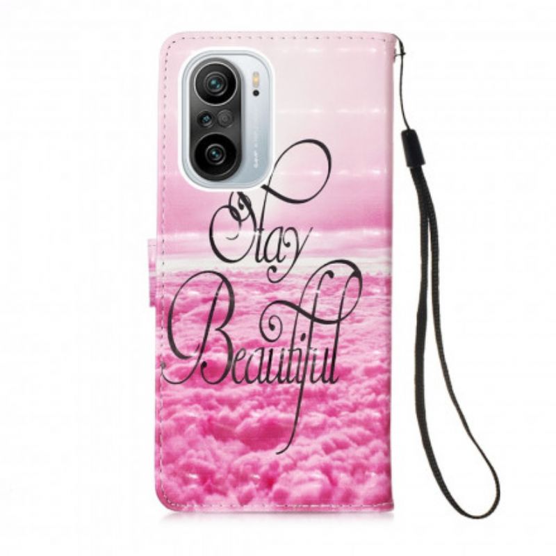 Folio-hoesje Xiaomi Mi 11i 5g / Poco F3 Telefoonhoesje Blijf Mooi