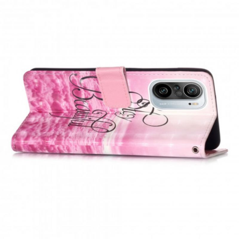 Folio-hoesje Xiaomi Mi 11i 5g / Poco F3 Telefoonhoesje Blijf Mooi