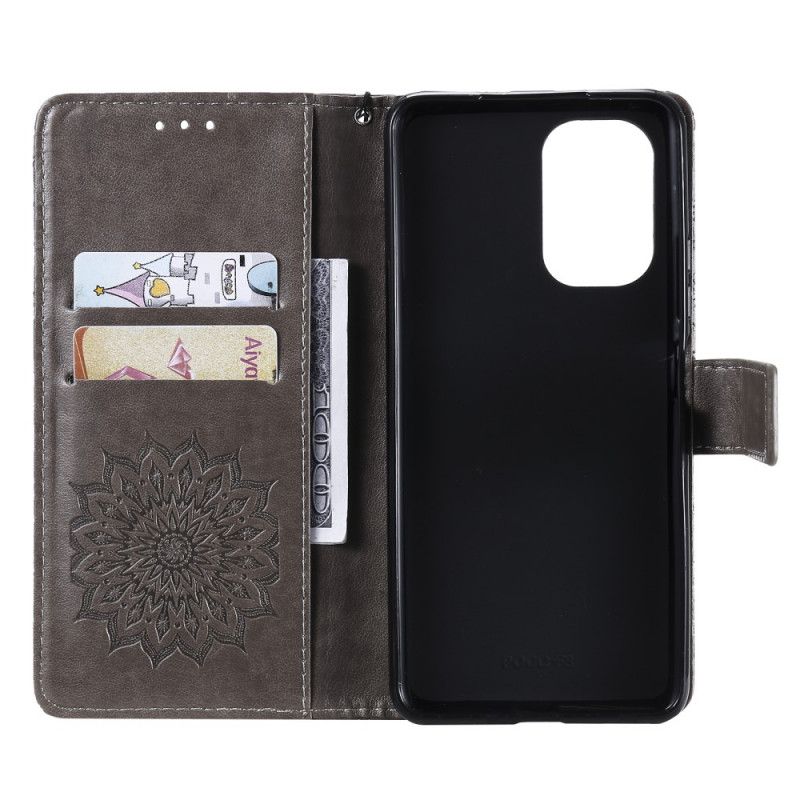 Folio-hoesje Xiaomi Mi 11i 5g / Poco F3 Telefoonhoesje Zonnebloem