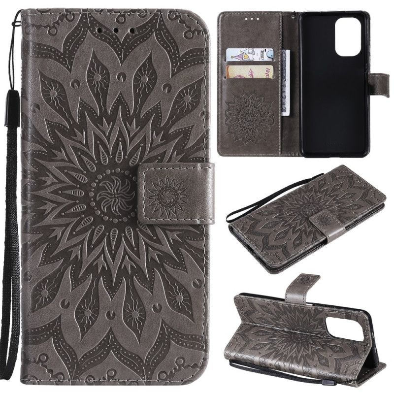 Folio-hoesje Xiaomi Mi 11i 5g / Poco F3 Telefoonhoesje Zonnebloem