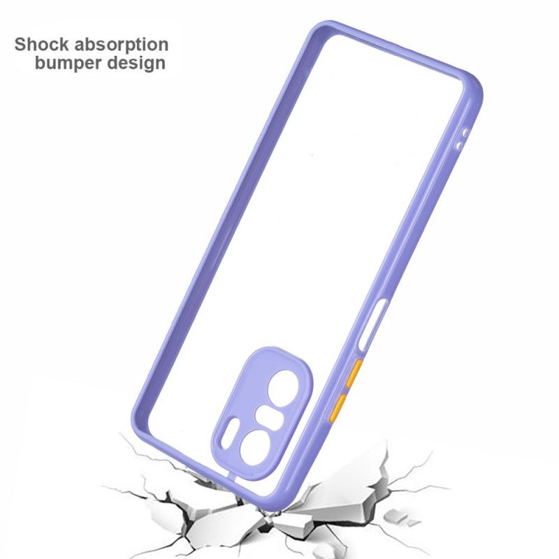 Hoesje Voor Xiaomi Mi 11i 5g / Poco F3 Hybride Gekleurde Knoppen