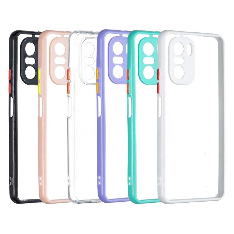 Hoesje Voor Xiaomi Mi 11i 5g / Poco F3 Hybride Gekleurde Knoppen