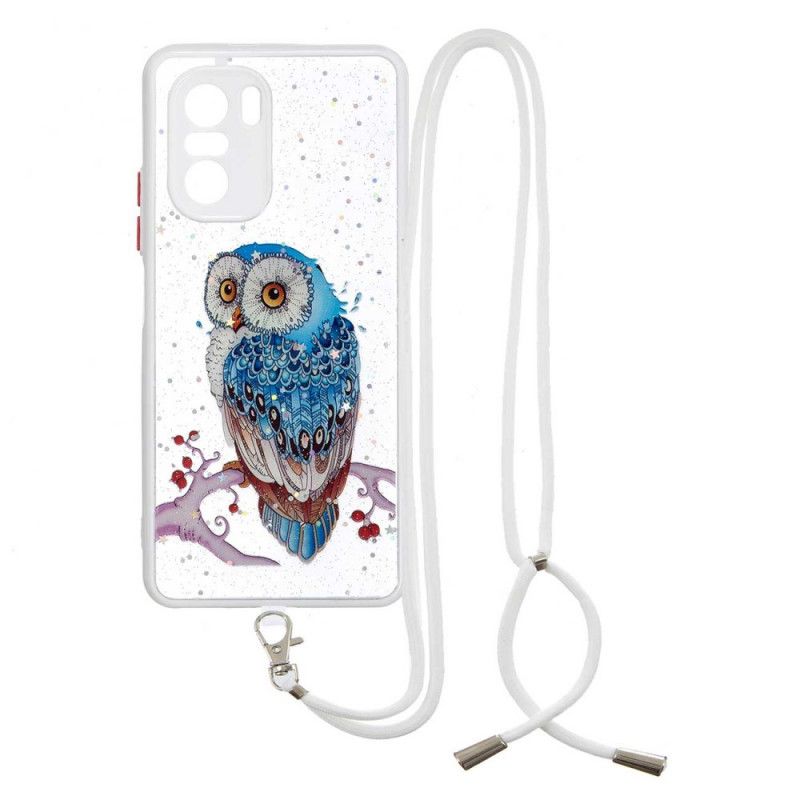 Hoesje Voor Xiaomi Mi 11i 5g / Poco F3 Uil Met Koord