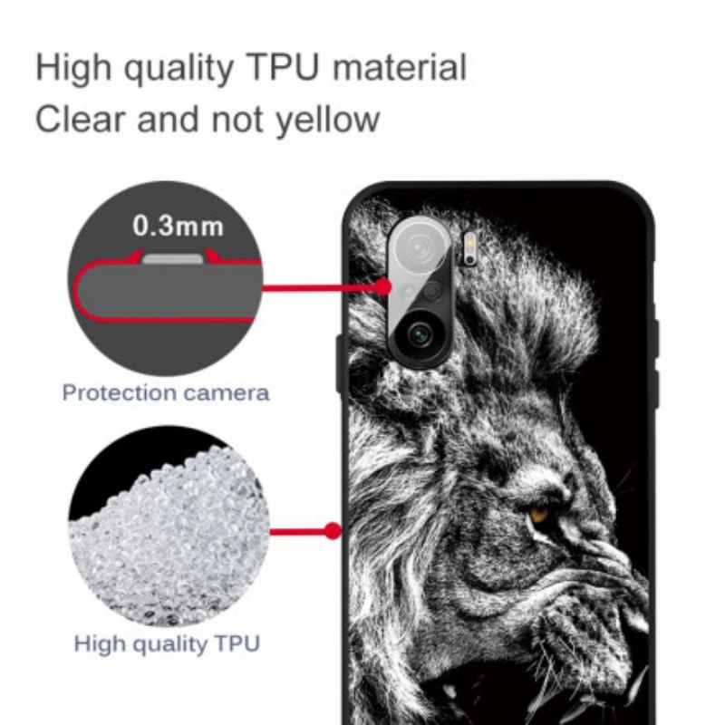 Hoesje Voor Xiaomi Mi 11i 5g / Poco F3 Woeste Leeuw