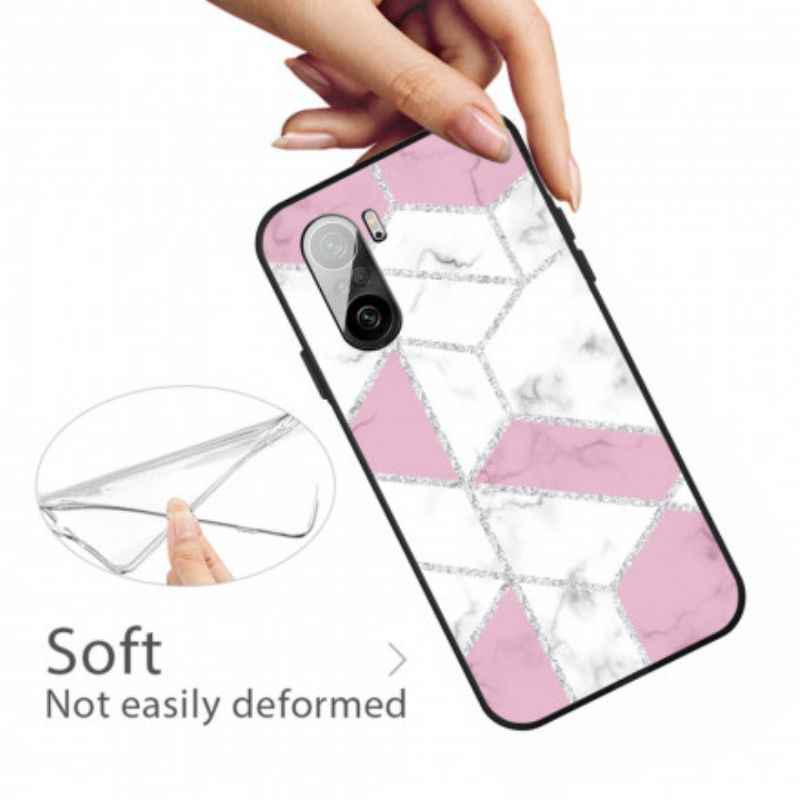 Hoesje Xiaomi Mi 11i 5g / Poco F3 Glittermarmer