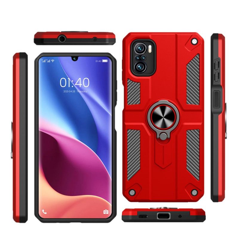 Hoesje Xiaomi Mi 11i 5g / Poco F3 Hybride Met Steunring