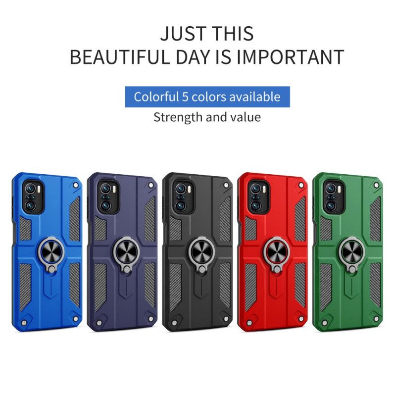 Hoesje Xiaomi Mi 11i 5g / Poco F3 Hybride Met Steunring