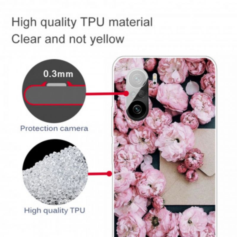 Hoesje Xiaomi Mi 11i 5g / Poco F3 Intense Bloemen Bescherming Hoesje
