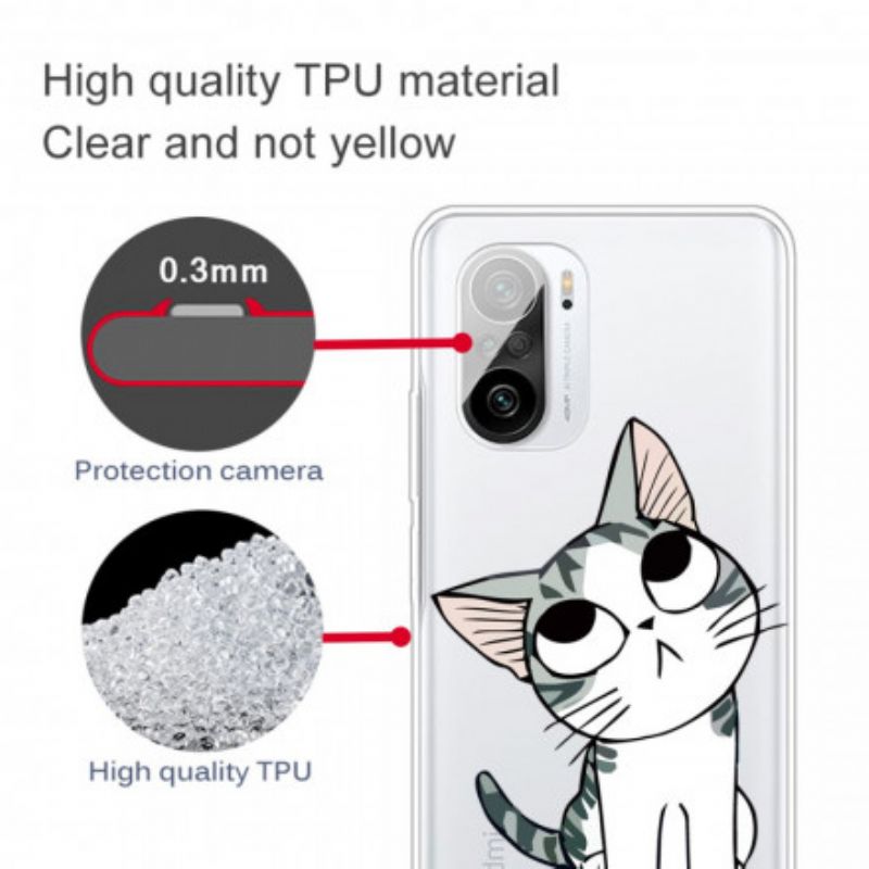 Hoesje Xiaomi Mi 11i 5g / Poco F3 Kijk Naar De Katten