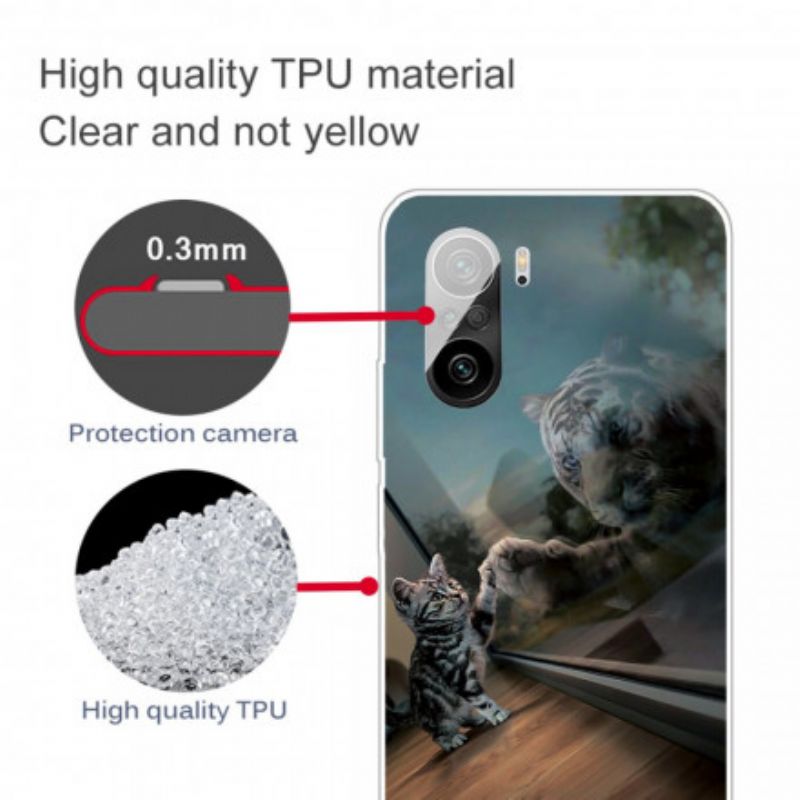 Hoesje Xiaomi Mi 11i 5g / Poco F3 Kittendroom Bescherming Hoesje