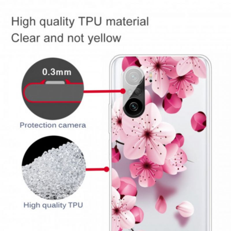 Hoesje Xiaomi Mi 11i 5g / Poco F3 Kleine Roze Bloemen