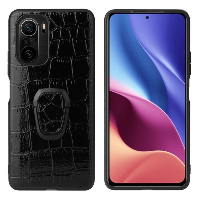 Hoesje Xiaomi Mi 11i 5g / Poco F3 Krokodil Ring-houder