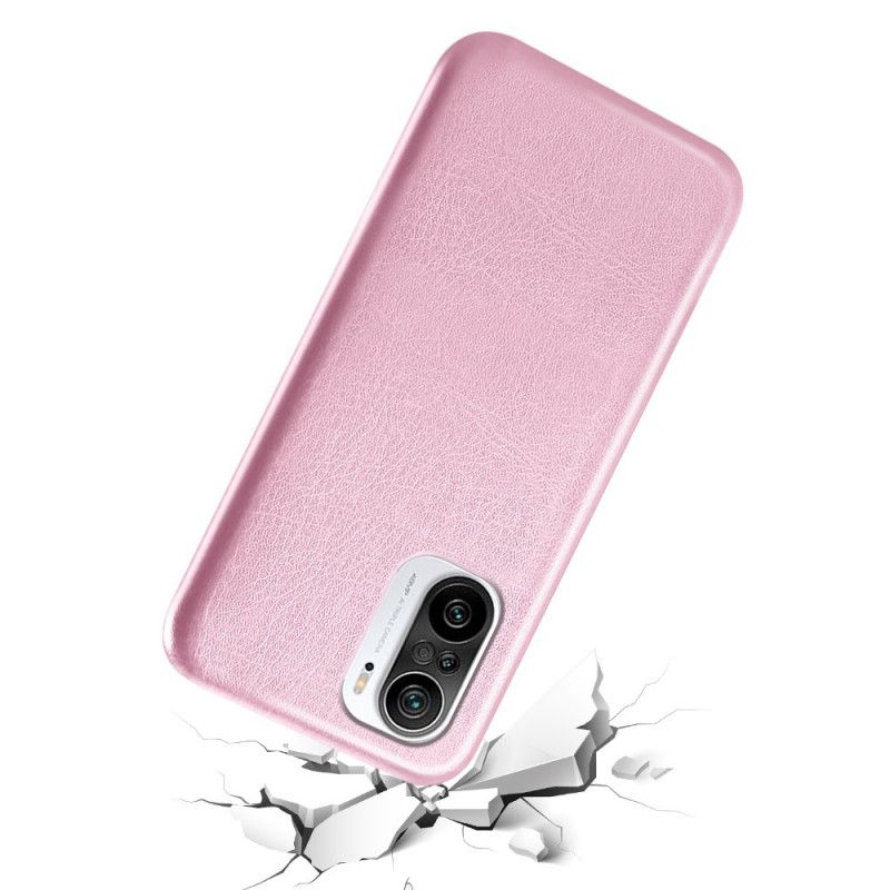 Hoesje Xiaomi Mi 11i 5g / Poco F3 Ledereffect Ksq