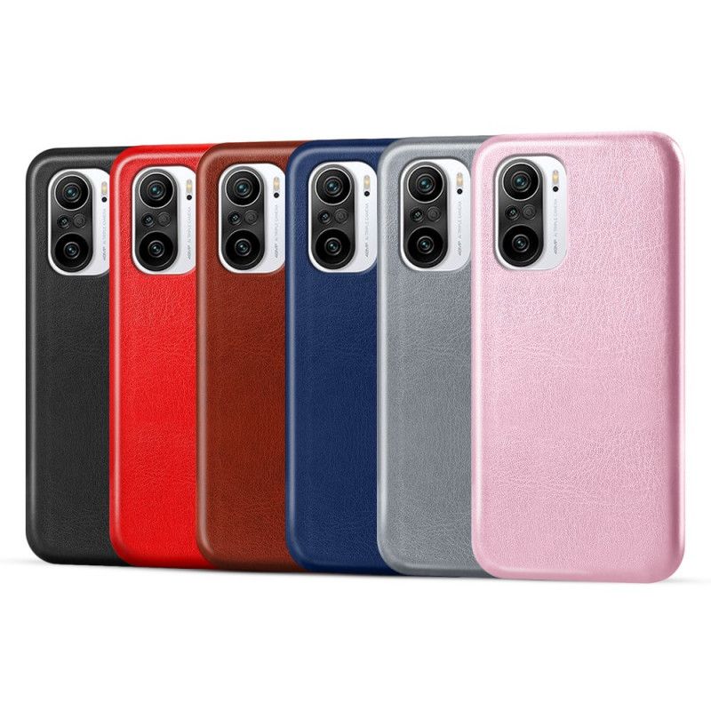 Hoesje Xiaomi Mi 11i 5g / Poco F3 Ledereffect Ksq